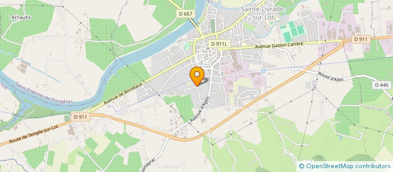 localisation de l'entreprise F F S P P V à SAINTE LIVRADE SUR LOT