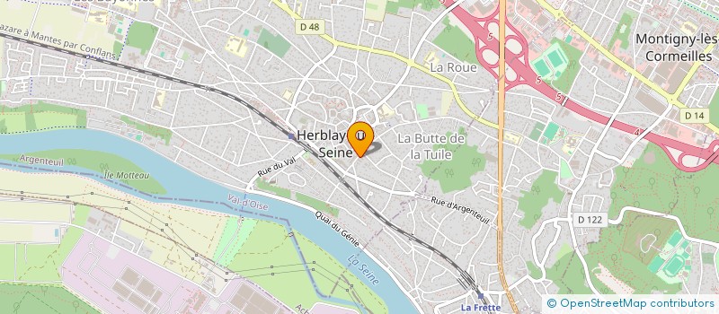 localisation de l'entreprise F&F TRAPPES  HERBLAY-SUR-SEINE