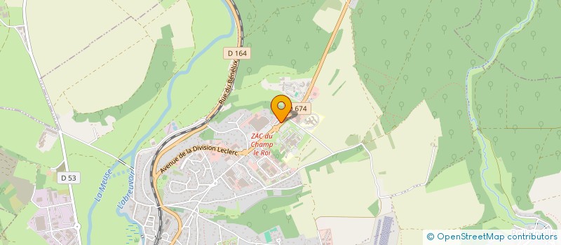 localisation de l'entreprise F&F VENTURE  NEUFCHATEAU