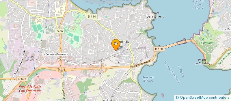 localisation de l'entreprise F . FERJANI  DINARD