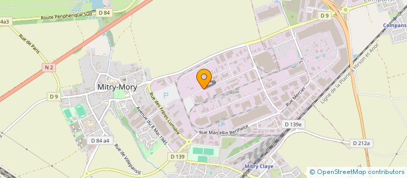 localisation de l'entreprise F. FOEHRENBACH ET COMPAGNIE  MITRY-MORY