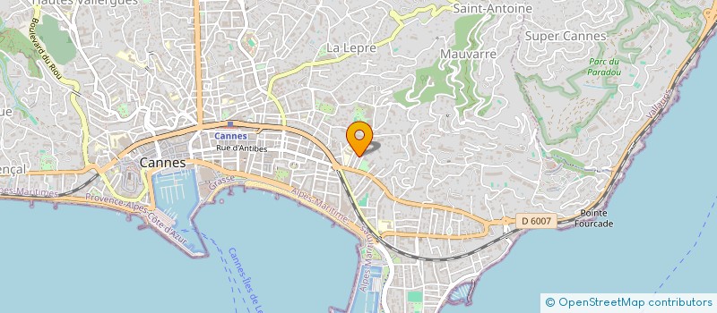 localisation de l'entreprise F.FRANJU  CANNES