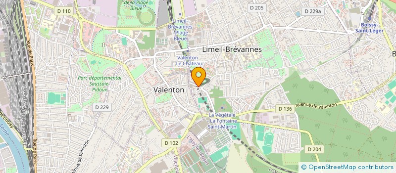 localisation de l'entreprise F G  LIMEIL-BREVANNES