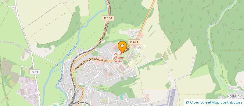 localisation de l'entreprise F&G à NEUFCHATEAU