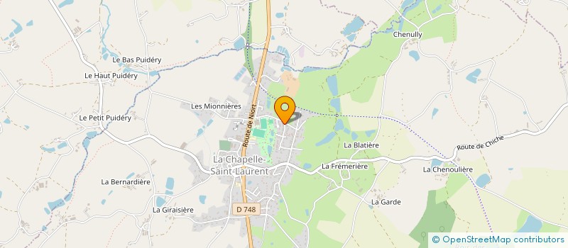 localisation de l'entreprise F.G.A.B  LA CHAPELLE-SAINT-LAURENT