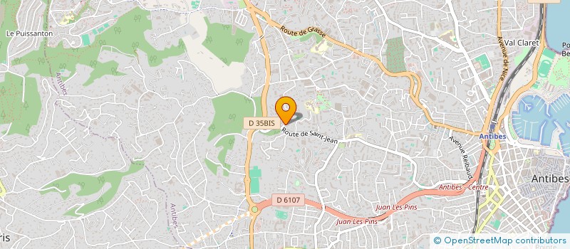 localisation de l'entreprise F.G.A. RIVIERA  VALLAURIS