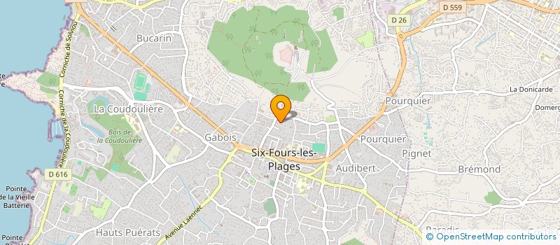 localisation de l'entreprise F.G. AU CARRE à SIX-FOURS-LES-PLAGES