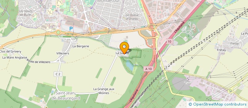 localisation de l'entreprise F.G. BAT  SAINT-JEAN-DE-BEAUREGARD