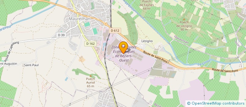 localisation de l'entreprise F G C E ALARMES ET DOMOTIQUE à BEZIERS