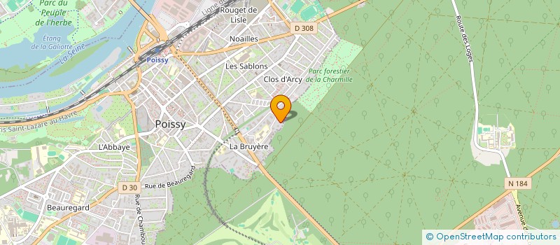 localisation de l'entreprise F.G COACHING ET FORMATION  POISSY