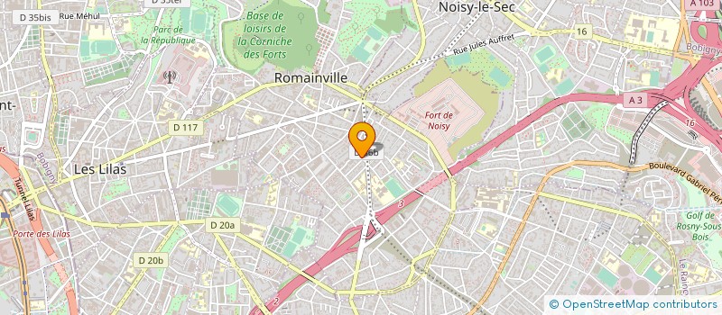localisation de l'entreprise F G E - IDF à ROMAINVILLE
