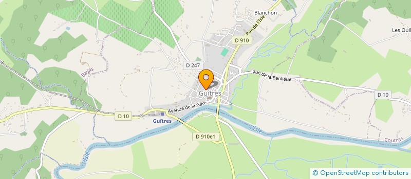 localisation de l'entreprise F.G.F. à SAINT-MEDARD-DE-GUIZIERES