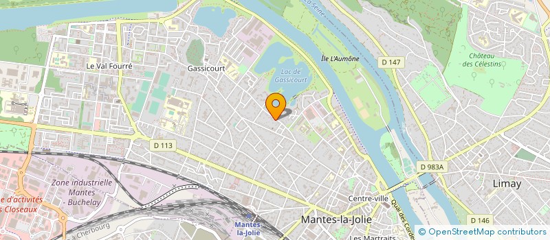 localisation de l'entreprise F.G.F  MANTES-LA-JOLIE