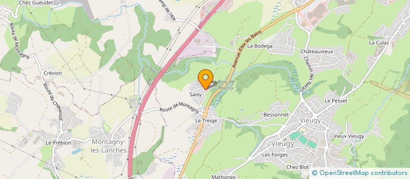 localisation de l'entreprise F . G . F . AGENCEMENTS  ANNECY