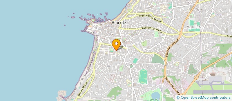 localisation de l'entreprise F.G FINANCE à BIARRITZ