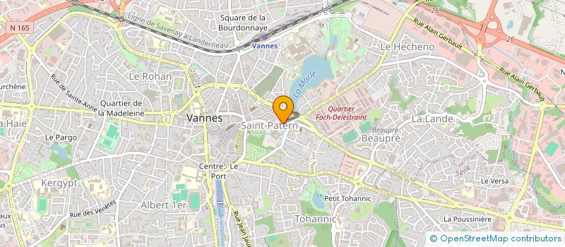 localisation de l'entreprise F.G.G. à VANNES