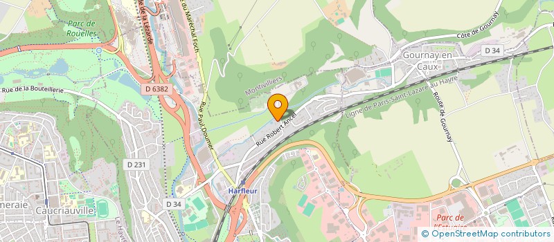 localisation de l'entreprise F.G.H.  GONFREVILLE L'ORCHER