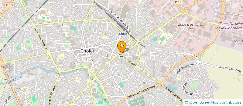 localisation de l'entreprise F G H à CHOLET