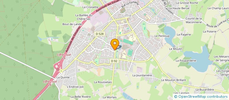 localisation de l'entreprise F.G. HOLDING  LIFFRE