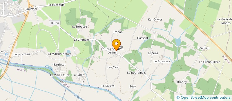 localisation de l'entreprise F.G. IMMOBILIER  FEGREAC