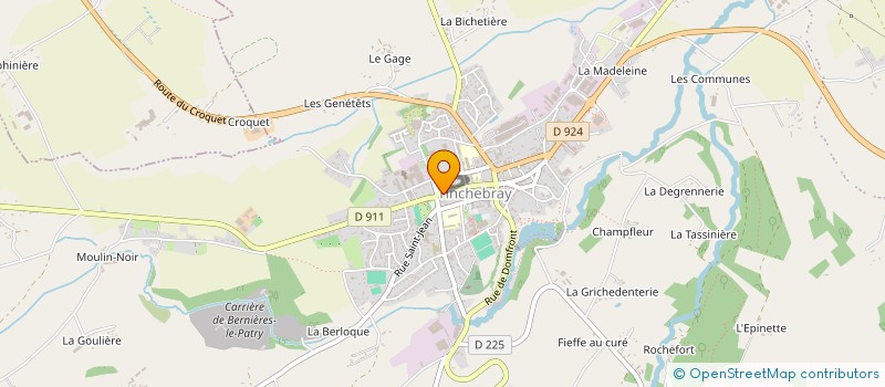 localisation de l'entreprise F.G.P LE FEUVRIER à TINCHEBRAY-BOCAGE