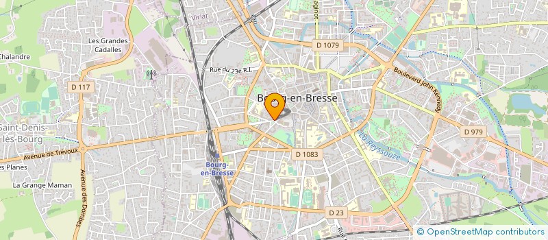 localisation de l'entreprise F.G.R. à BOURG-EN-BRESSE