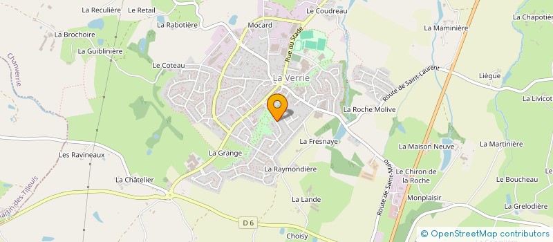 localisation de l'entreprise F.G.R. à LA GAUBRETIERE