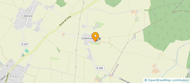 localisation de l'entreprise F.G.S. ECOSYSTEME  EFFIAT