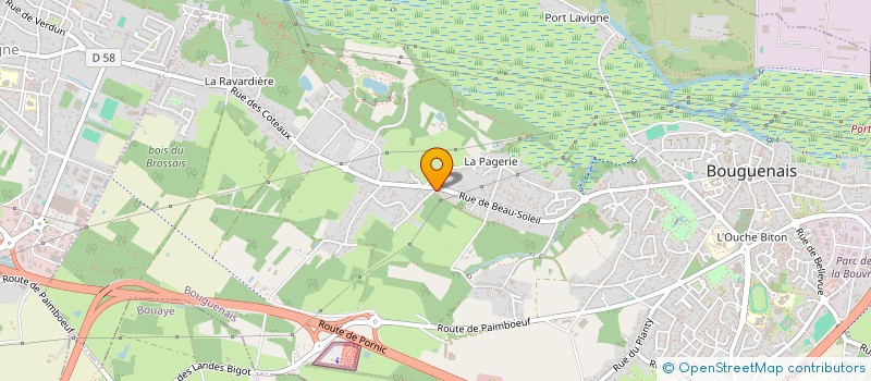 localisation de l'entreprise F & G SARL à BOUGUENAIS
