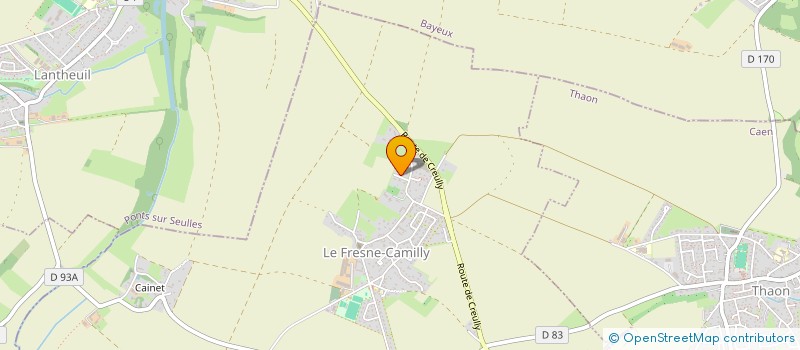 localisation de l'entreprise F G T M  LE FRESNE-CAMILLY