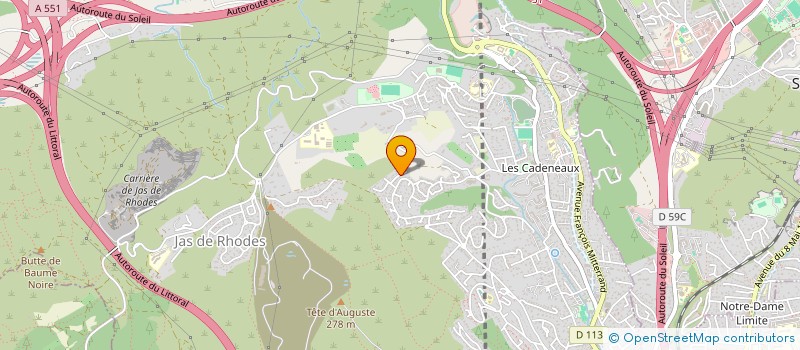 localisation de l'entreprise F&G VIDEO à LES PENNES MIRABEAU