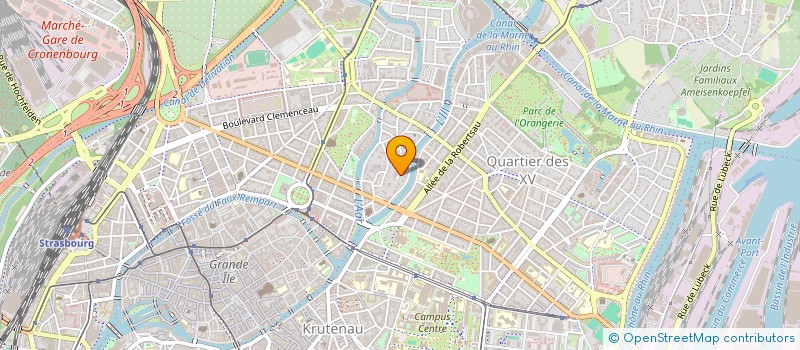 localisation de l'entreprise F. GASSER CONSULTING à STRASBOURG