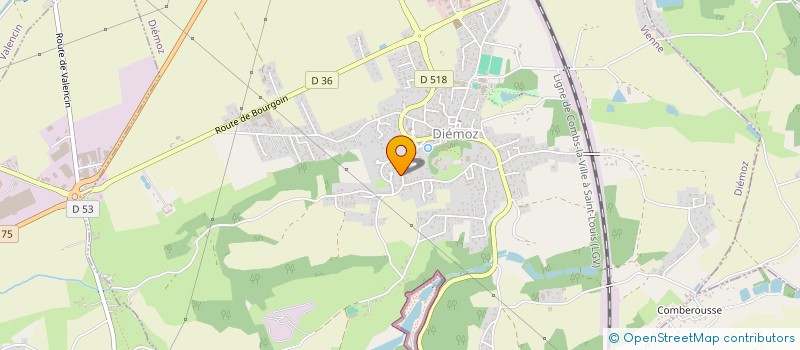 localisation de l'entreprise F. GEORJON CONSULTING  DIEMOZ