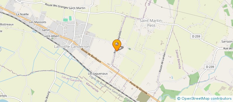 localisation de l'entreprise F.GRIMA  SAINT-MARTIN-PETIT