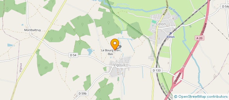 localisation de l'entreprise F. GROUP à VIGOUX