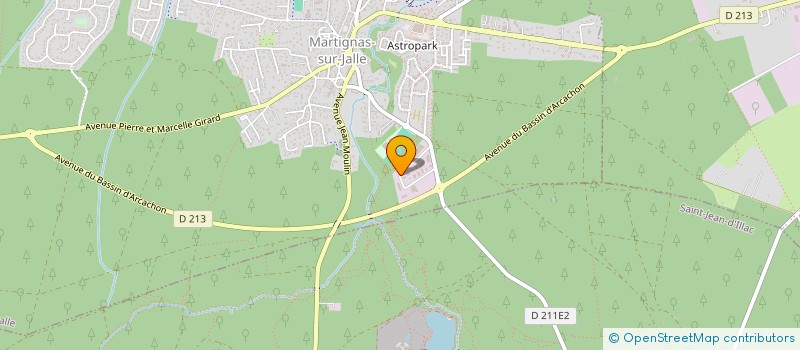 localisation de l'entreprise F.H  MARTIGNAS-SUR-JALLE