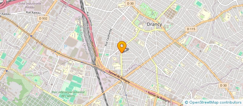 localisation de l'entreprise F.H. BATIMENT à DRANCY