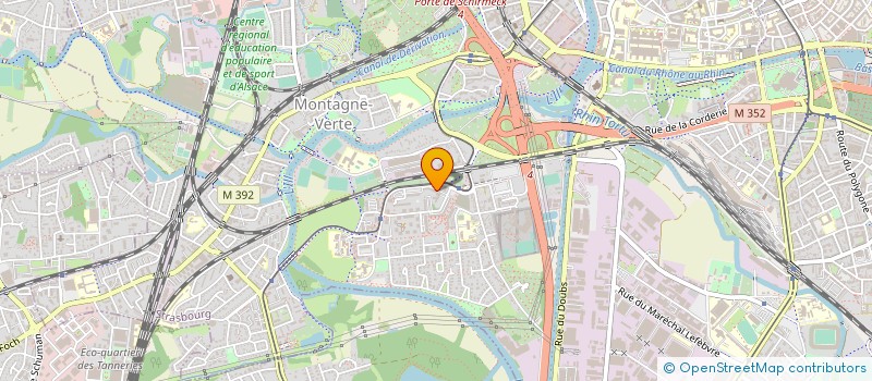 localisation de l'entreprise F.H.D.  LE VESINET