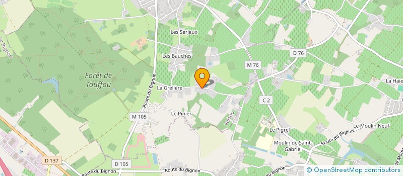 localisation de l'entreprise F&H HALLES  VERTOU