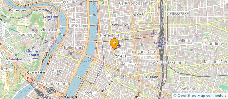 localisation de l'entreprise F.H.I.L  LYON