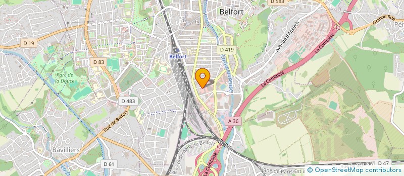 localisation de l'entreprise F-H- INDUSTRIES EURL  BELFORT