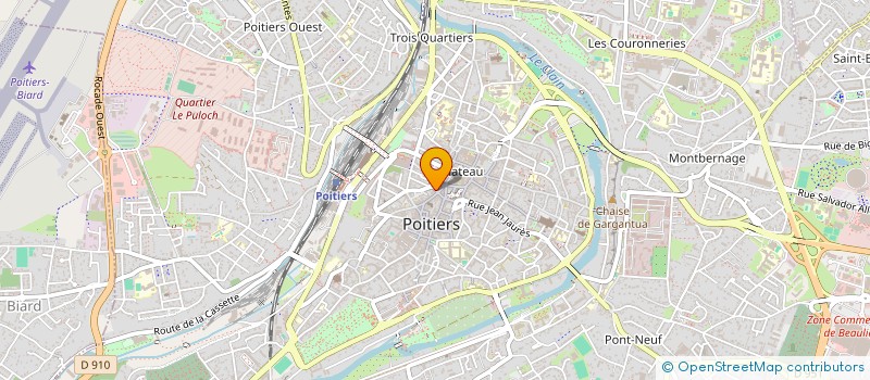 localisation de l'entreprise F.H.L FINANCES  TRIZAY