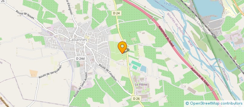 localisation de l'entreprise F.H.L IMMO  CABANNES