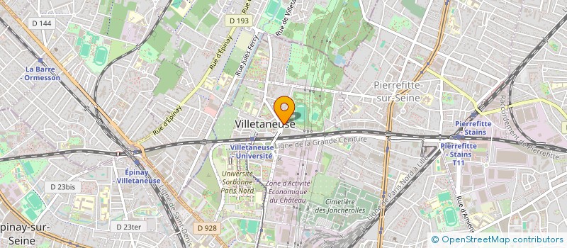 localisation de l'entreprise F & H LOGISTICS à VILLETANEUSE