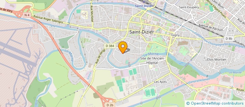 localisation de l'entreprise F.H. TOITURES BRAGARDES à SAINT-DIZIER