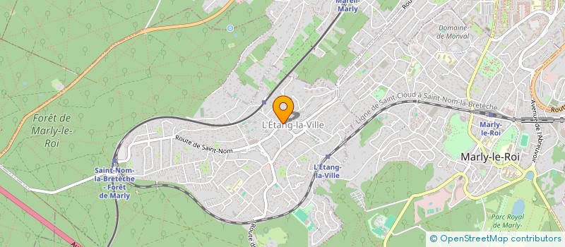 localisation de l'entreprise F-HIVE à L'ETANG-LA-VILLE