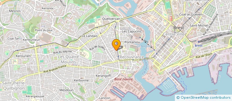 localisation de l'entreprise F.HOLDING  BREST