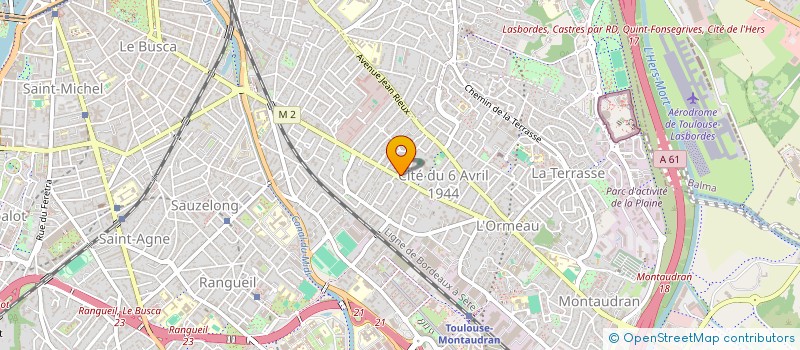 localisation de l'entreprise F-HPEA à TOULOUSE