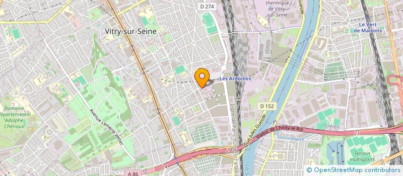 localisation de l'entreprise F.I.A.C à VITRY-SUR-SEINE