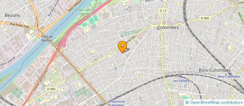 localisation de l'entreprise F.I.A.T  COLOMBES